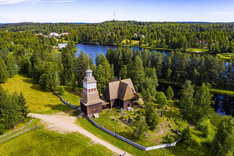 معرفی شهر Petäjävesi فنلاند و مکان‌های دیدنی آن