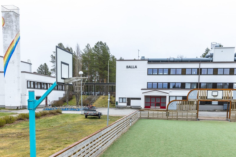 امکانات دبیرستان شهر Salla فنلاند